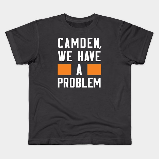 Camden - We Have A Problem Kids T-Shirt by Greater Maddocks Studio